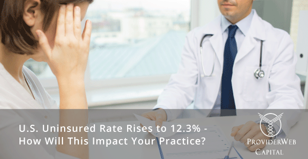 Uninsured Rate Rises To 12.3% In Third Quarter